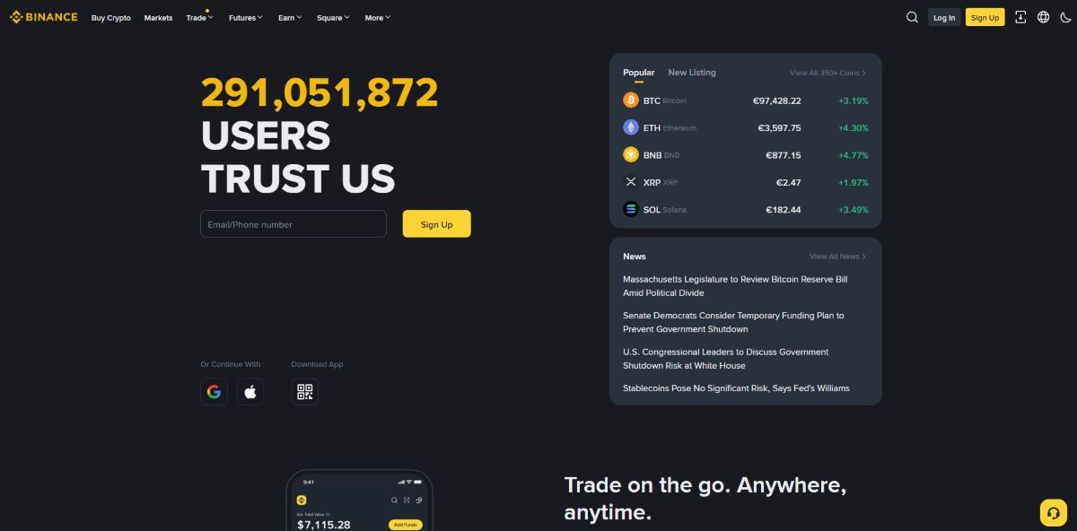 Binance – Comprehensive Crypto Futures and Contract Trading Platform